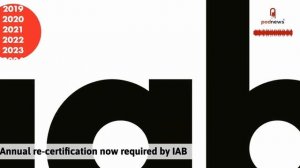 Annual re-certification now required by IAB