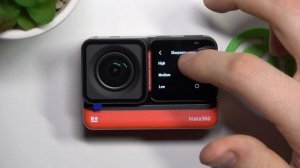 Настройка резкости Insta 360 one RS / Как настраивать резкость на Insta 360 one RS?