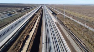 Строительство второго пешеходного перехода и Досмотрового комплекса в посёлке Багерово.