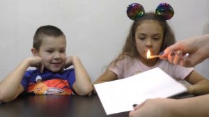 Опыт Исчезающие чернила и снова появляющиеся, просто magic!