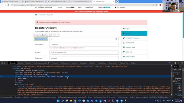 How To Automate Signup Forms ?| Selenium 4 Tutorial With Java | LambdaTest
