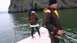 Рыбалка в Охотском море камбалы.