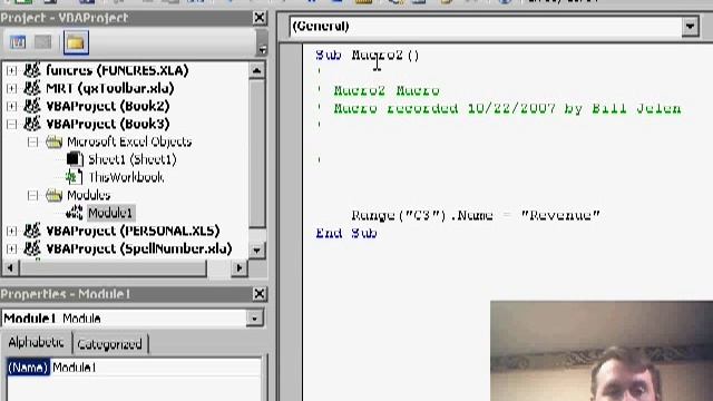 Excel - Excel Tutorial: Simplify Named Ranges with this VBA Tip | MrExcel Netcast - Episode 626