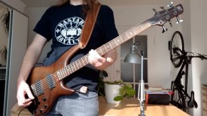 IBANEZ SRC6 WNF 30" baritone guitar / short scale bass 6-string DRONE - DOOM Test SOUND TONE Demo