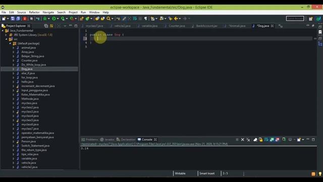 25. Dasar Pemrograman Java - Inheritance Pada Java смотреть онлайн