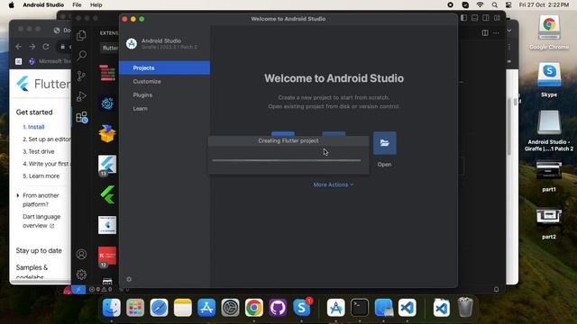 Install Flutter on Mac ( M1/ M2) | Android Studio and VS code | Xcode Simulator