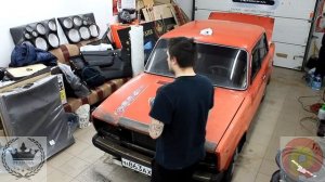 Ваз 2107 покраска в "ТИТАН" Студия автозвука "PERSONA"