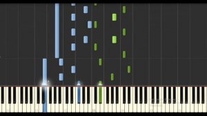 Yann Tiersen - The Trial (Synthesia Tutorial) [Piano]