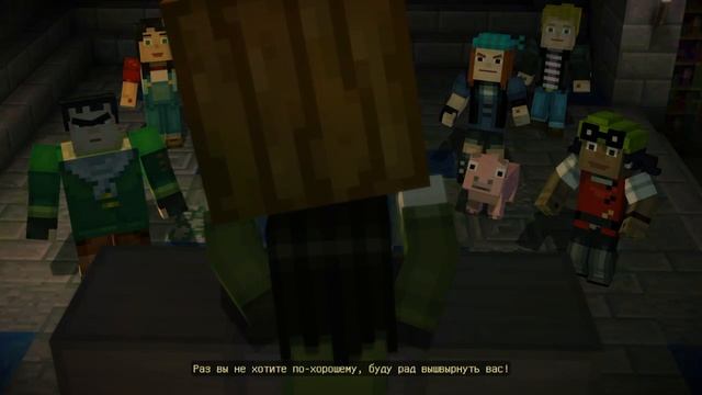 Minecraft: Story Mode Первый эпизод PS4 смотреть онлайн