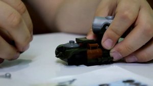 ТАНК военная техника Собираем конструктор SLUBAN WW2