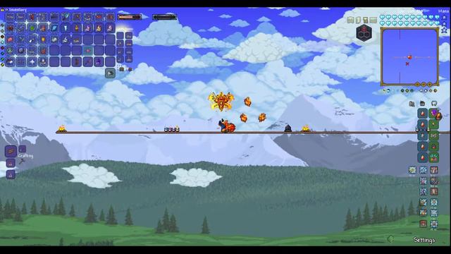 The last part of my supreme calamitas fight because  Terraria Calamity