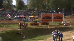 MXoN 2014 Aleksandr Tonkov Crash - Monster Energy FIM Motocross of Nations