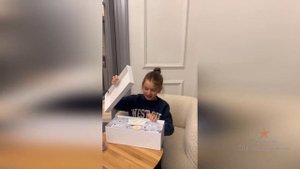 Дочка Ксении Бородиной Теона получила подарок за хорошую учебу!