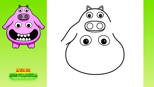 Como DESENHAR o CHEF PIGSTER do GARTEN OF BANBAN 3 - Como DIBUJAR a CHEF PIGSTER de GARTEN OF BANBA смотреть онлайн