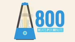 800 BPM Metronome | The BLuetiFuLL MeTRoNoME
