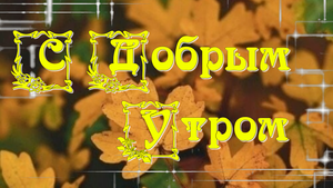 С Добрым Утром и Хорошим Днем! Отличного Настроения Весь День!