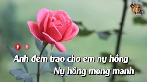 Karaoke Nụ Hồng Mong Manh Tone Nữ | Nhạc Sống Nguyễn Linh