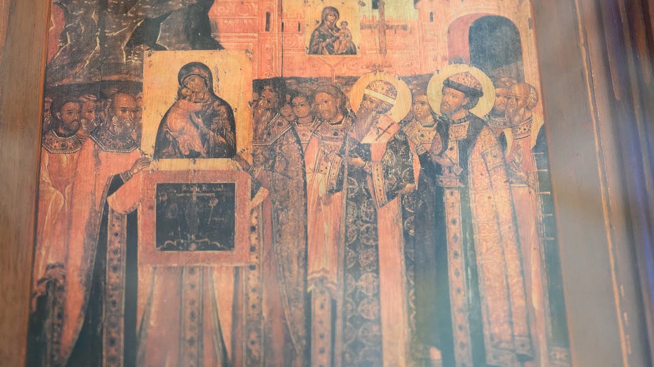 Всенощное бдение. Владимирской иконы Божией Матери смотреть онлайн