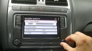 rcd 330 поло седан. фольксваген поло, музыка на седане
