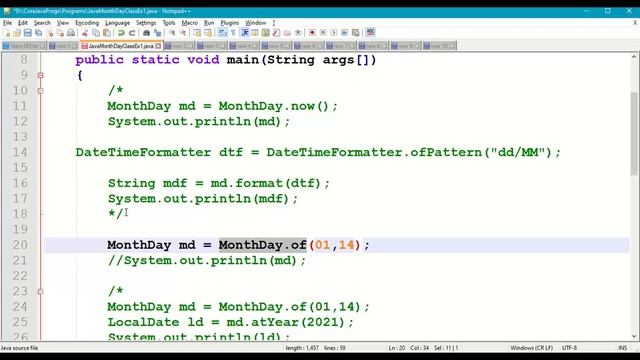 Java MonthDay class || Java Month|| Java Day of Month|| java.time.MonthDay class || java.time|| #39 смотреть онлайн