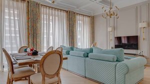 Квартира с новым ремонтом в лучшем жилом комплексе района Хамовники