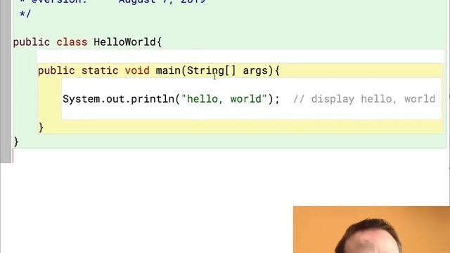 Hello, world (BlueJ) смотреть онлайн