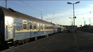 Berlin-Lichtenberg mit D-Zug Kiew Pass. - Berlin-Gesundbrunnen.