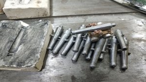 № 73 Сборка модели корабля черная жемчужина. Отливка пушек.