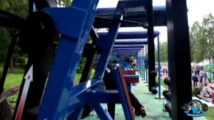 Тренировка на уличных тренажерах, часть 1.