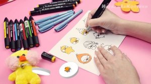 Как сделать Наклейки своими руками? Стикеры лалафанфан без клея Diy lalafanfan stickers