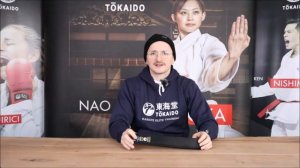 Tokaido JKA Karate Black Belt (Dan) artificial silk / Karate Obi