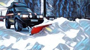 Отвал снегоуборочный от Тульской внедорожной мастерской - инструкция по сборке/установке