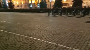 Первая ночная тренировка военного парада 2022