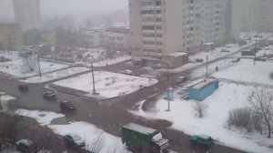 Тверь Снегопад 07.04.2012