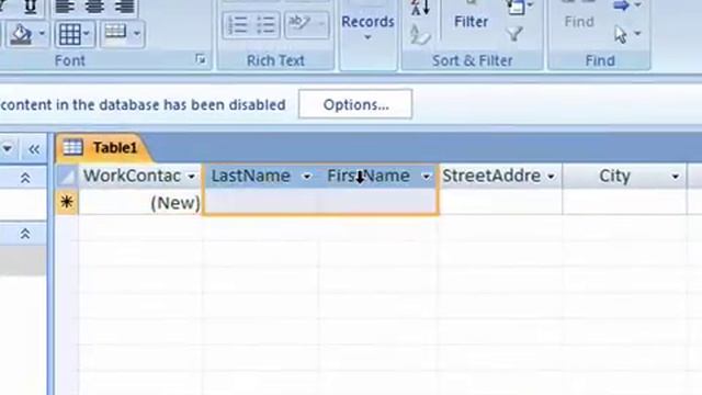 Resize Rows and Columns in Access 2007 смотреть онлайн