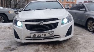 Доработанные фары Шевроле Круз