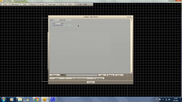 Game Editor Tutorials - Bitmap Tutorial Part I