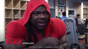 (EXTRA) Кай Грин. Тренировка за 5 недель до Олимпии 2014 (RUS)