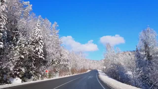 Зимняя дорога / Шерегеш- Новокузнецк