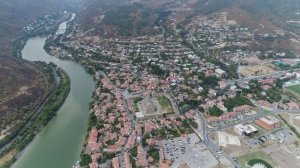 Грузия. Монастырь Джвари, слияние Арагви и Куры, Мцхета.