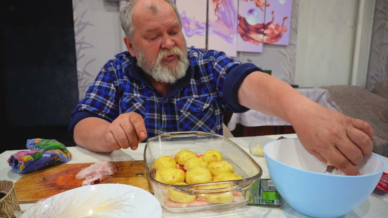 картошка с салом по-сибирски для крепости духа и преданью сил организму Надежный рецепт от Василича