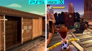 Toy Story 3: The Video Game - PS5 vs. Xbox Series X | Side by Side