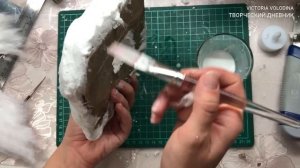 Новогодний декор "Домик в лесу" с подсветкой. Зимняя композиция с елками/DIY New year's house