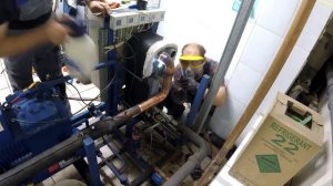 Ремонт чиллера (замена пластинчатого испарителя)