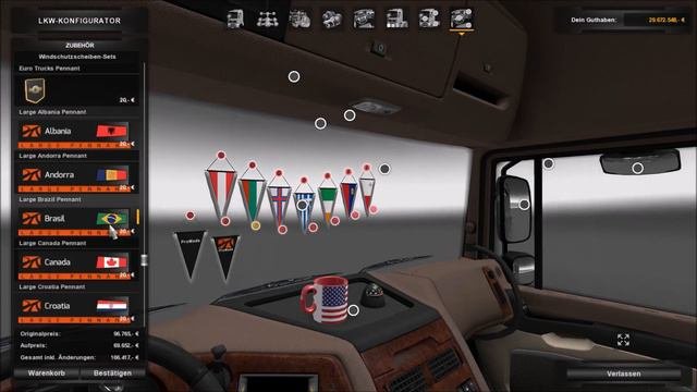[ETS2 V1.25] ProMods The Cabin Accessories Pack V1.0