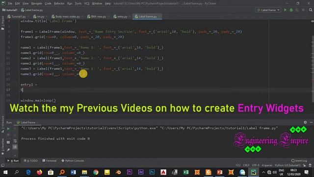 07- All About FrameLabel - Python GUI- Tkinter for Beginners смотреть онлайн