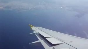 Landing at El.Venizelos Greece! Airbus A-319 Germanwings