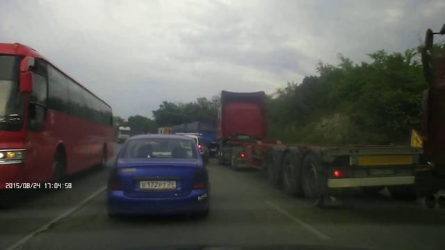 24.08.15 пробка  от Нижнебаканской