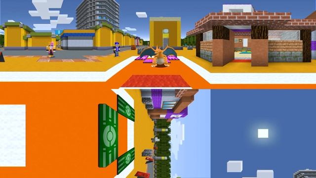 From Human to POKEMON in Minecraft VR 360!