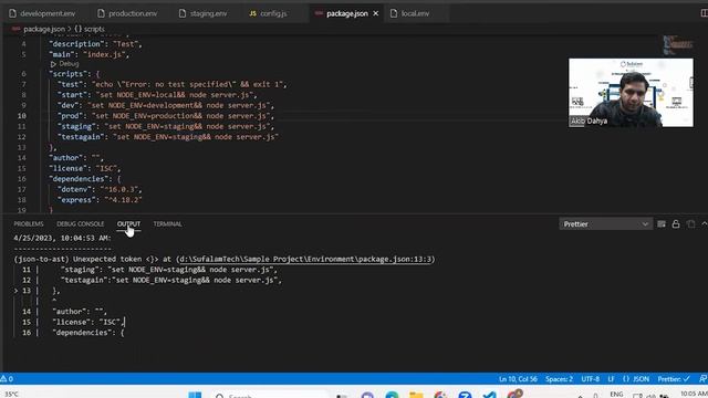 How to manage NodeJS Application in Multiple Environment? | NodeJS | Sufalam Technologies Pvt Ltd